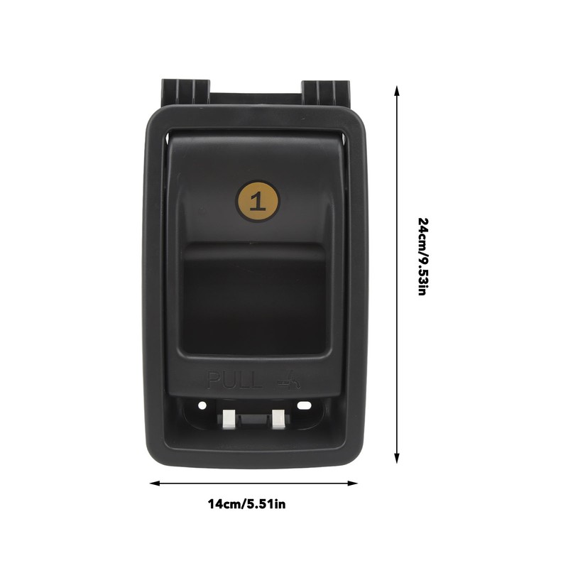 Folding Seat Latch Release Handle 7290908011C0 Gray Ergonomic Reliable Rear