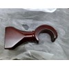 KUMGROT 2 PCS Wood Curtain Rod Brackets 35mm/1.37in Diameter Antique