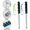 6.5ft (200cm) Telescopic Handheld Flagpole, 2 Pcs Retractable Banner Pole