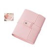 Bombinate Earrings, Storage, Portable, Fashionable, Leather Material, Foldable, (Pink)