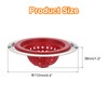 uxcell Silicone Sink Strainer, 2Pcs Kitchen Sink Drain Strainer Stopper