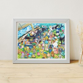 Pintoo Jigsaw Puzzles 1200 Piece for Adults - MiniHan - Let's Go Abroad Beautiful Plastic Puzzle for Home Decor Zero Dust Easy Storage [H3268]