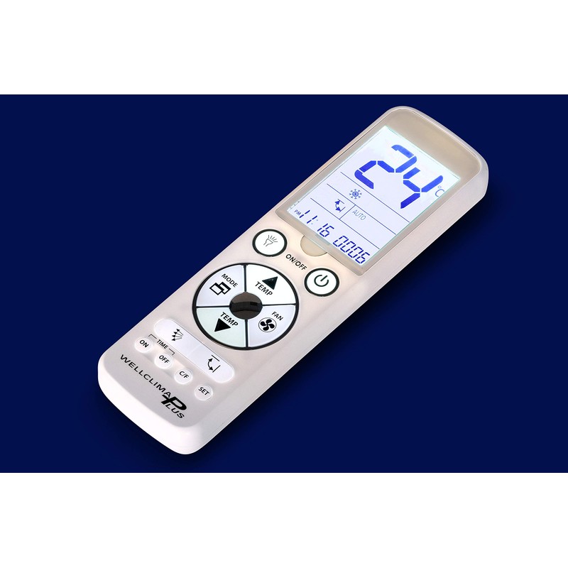 Wellclima Plus Universal Backlit Air Conditioner Remote Control Compatible with