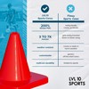 LVL10 Pro Training Cones - 6" Soccer Training Cones for