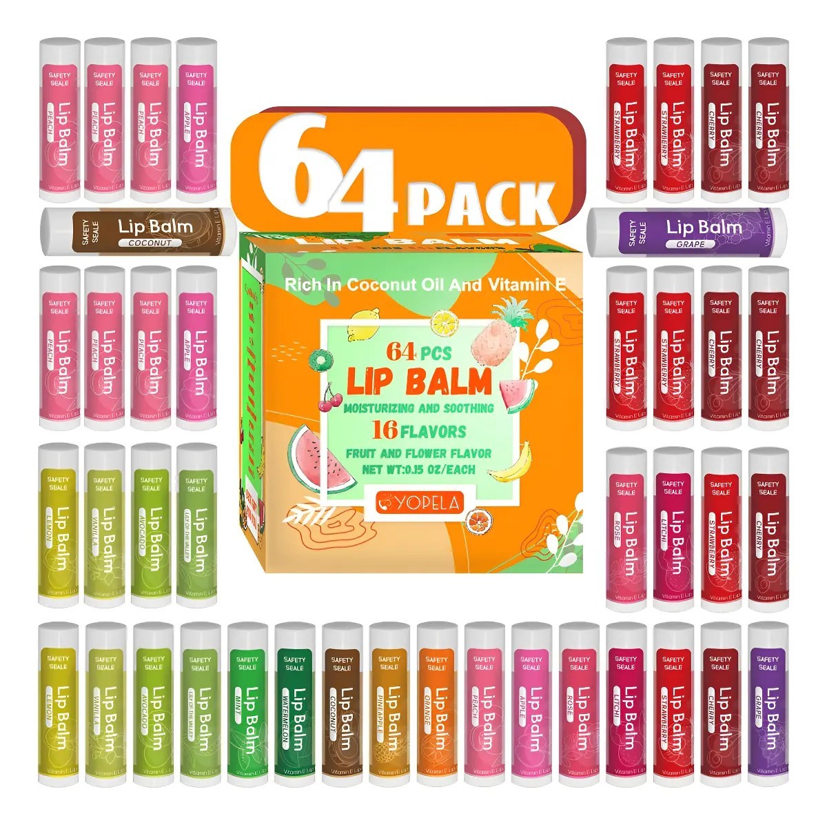 Bálsamo Labial Natural A Granel Con Vitamina E Y Aceite De C