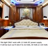 Homdec12V RV LED Bedside Reading Light with Switch, 350° Rotatable