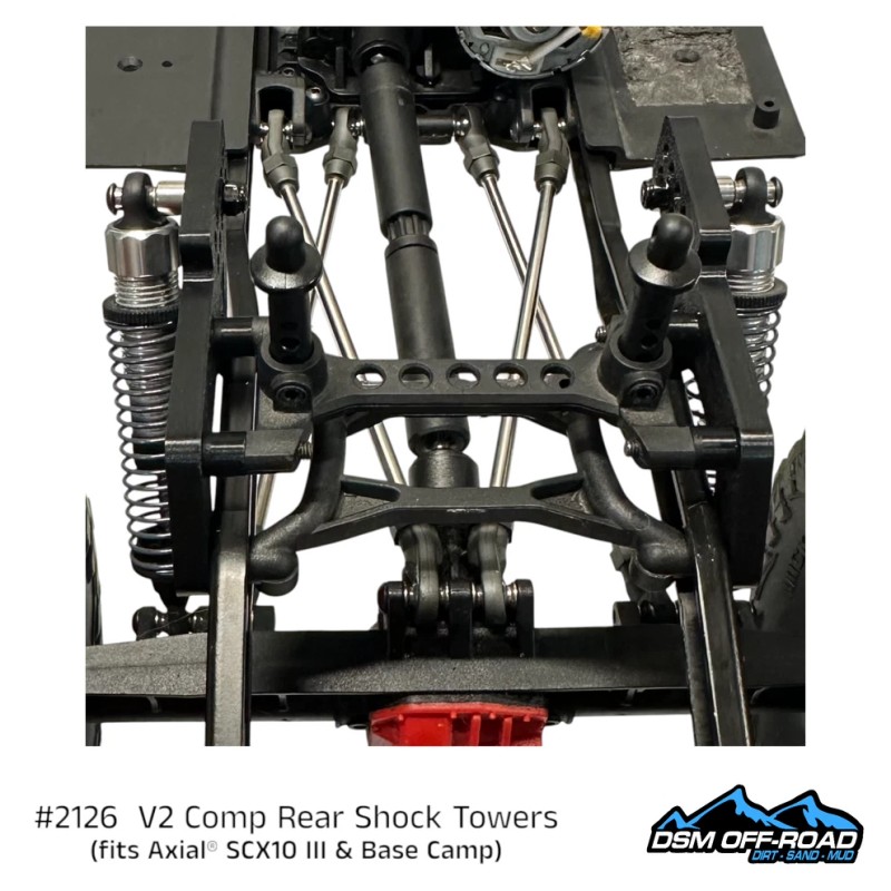 For Axial V2 Rear Comp Shock Towers (fits Axial® SCX10