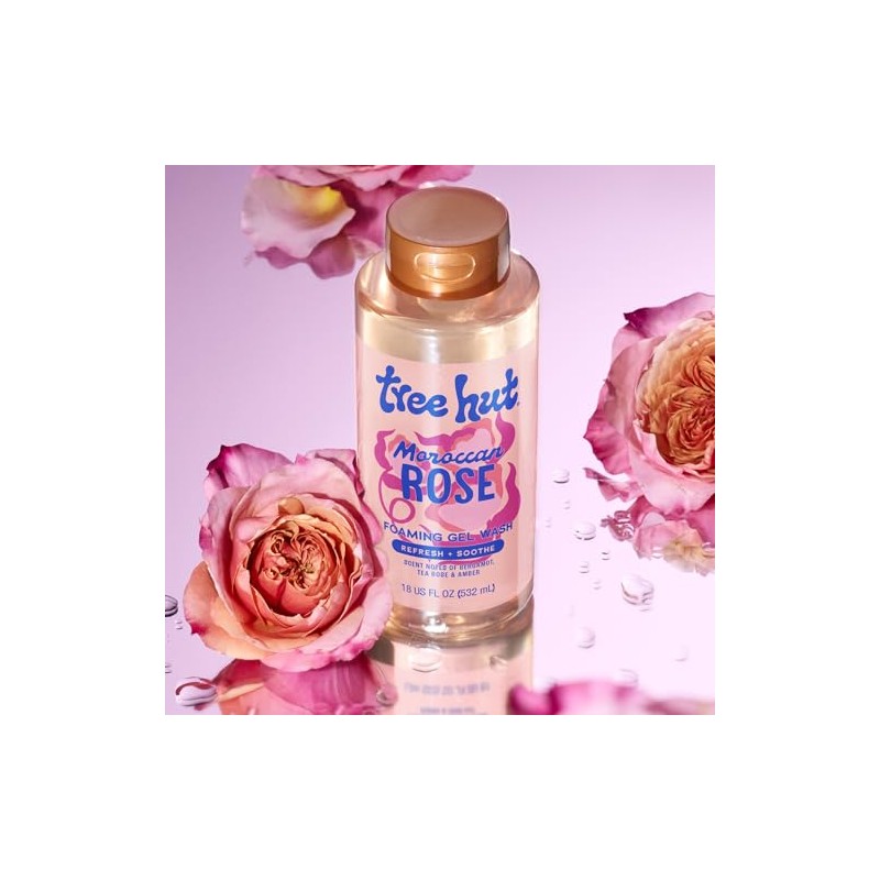 Tree Hut Moroccan Rose Foaming Gel Wash