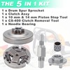 Adefol 3/8" 6T Sprocket Clutch Drum Kit for Echo CS-370