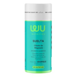 Wu Nutrition® Suelta | Citrato De Magnesio | 120 Cápsulas Sabor Sin sabor