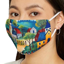 Polyester Face Mask Going To Church Christian Face Mask Comfy And Cool Mask Face Mask For Women Personal Cloth Face Mask