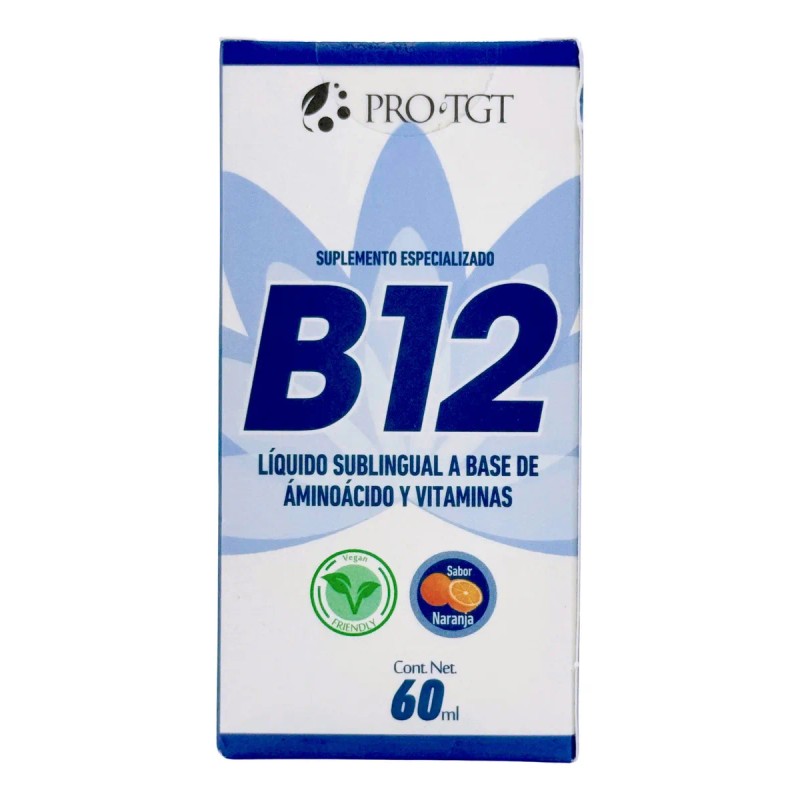Vitamina B12 Sublingual Bariatrica 60 Ml Naranja Protgt