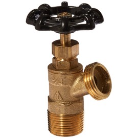 PlumberStop - 3/4 Brass MALE BOILER DRAIN IPS X GARDEN HOSE, Plumbing Valves for Heating and Drinking Water