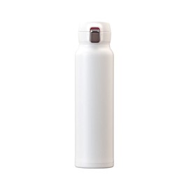 Atlas ARNW-800WH Water Bottle, 28.9 fl oz (810 ml), White, Lightweight, Stainless Steel, One Touch Bottle, Vacuum Insulated, Hot or Cold Retention