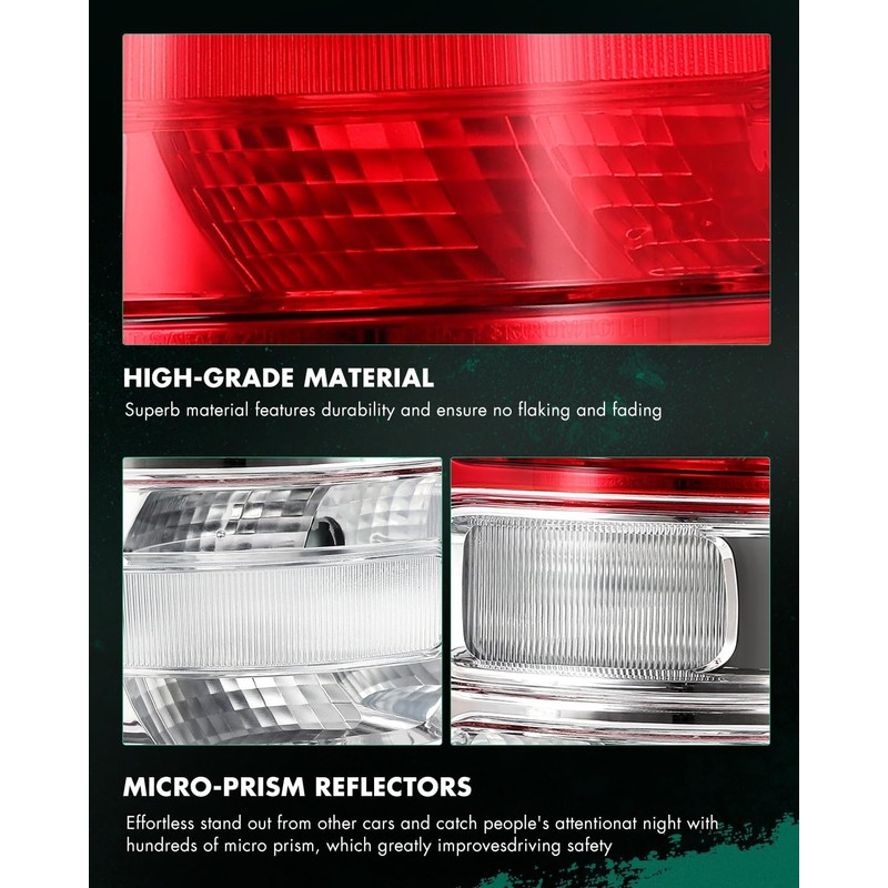 SCITOO Tail Light Assembly Fit 2019-2024 for RAM 2500 3500