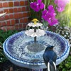 6W Solar Fountain Pump for Bird Bath with 9 Nozzles