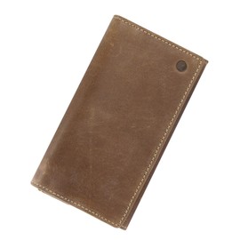 Harrys-Collection Large Vintage Women's Purse with RFID Made of Buffalo Leather, brown, Vintage