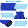 PATIKIL Soft Drawstring Lens Case, 9.84"x6.69"x0.24" Drawstring Lens Pouch, Camera