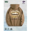 Rich Members Club Money Lips Graphic Hoodie 100% Cotton US