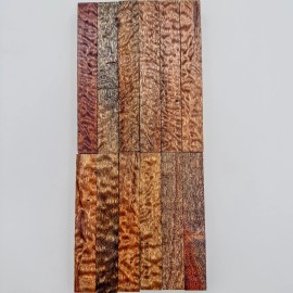 Pomelle Sapele Wood Pen Turning Blanks (Per Piece) -  Incredible Figure!!!