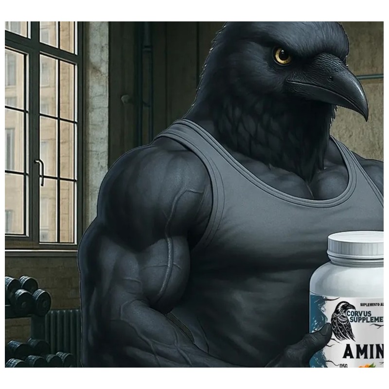 Aminoácidos 1kg Corvus Suplemento Alimenticio Polvo 200serv