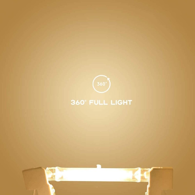 Dimmable 118MM R7S COB LED Bulbs, 20W J Type 118MM