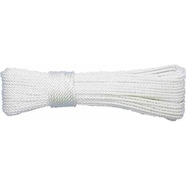 Yutaka A71 Nylon Rope, 3 Strands, 0.16 x 32.8 ft (4 mm x 10 m)