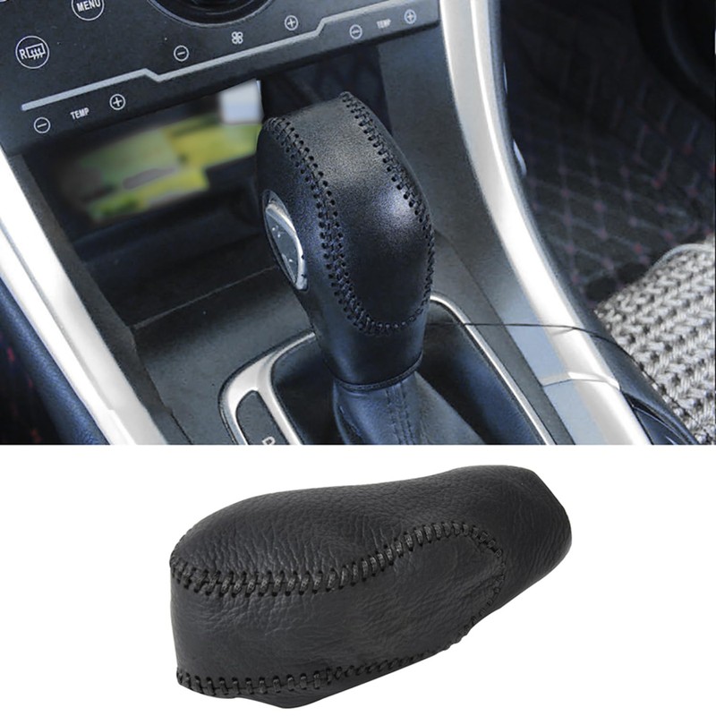 RAGBUSCLE Car Gear Stick Shifting Knobs Leather Cover Shifter Lever,