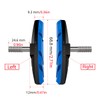 CNCLOL Bike V Brake Pads, Bicycle V Brake Blocks，55/70mm Brake