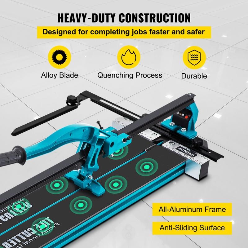 VEVOR Tile Cutter, 48 Inch Manual Tile Cutter, Tile Cutter