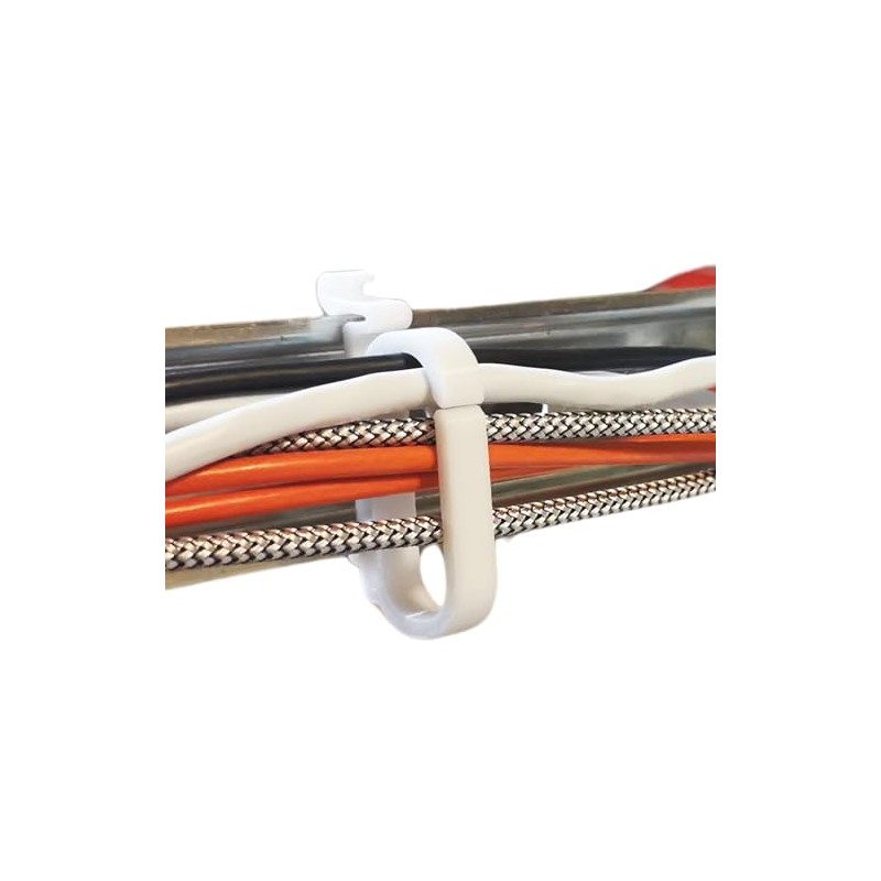 Set of 4 Cable Guide for DIN Rail / DIN