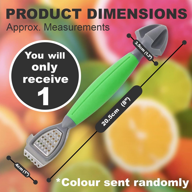 Lemon Zester Bar Tool 3 in 1, Citrus, Lime Zester,