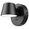 URSOLA Wall Light LED Wall Sconce with On/Off Switch USB