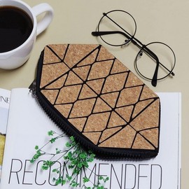 Pattern Cork Makeup Pouch Small