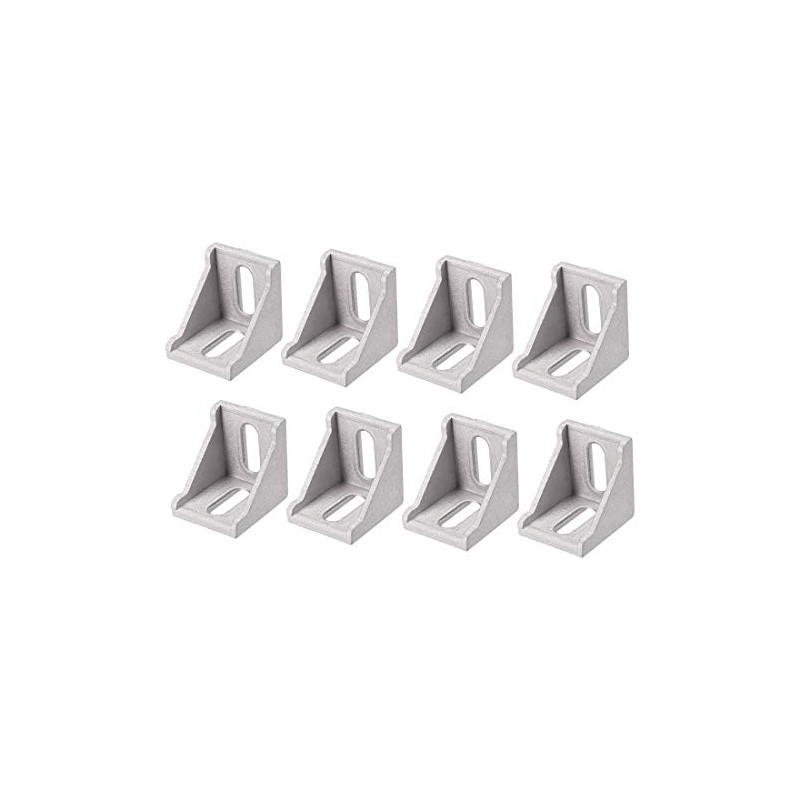 sourcing map Inside Corner Bracket Gusset, 40mm x 40mm for
