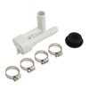 RV Toilet Vacuum Breaker Kit 385316906 Stainless Steel Clamp Sealed