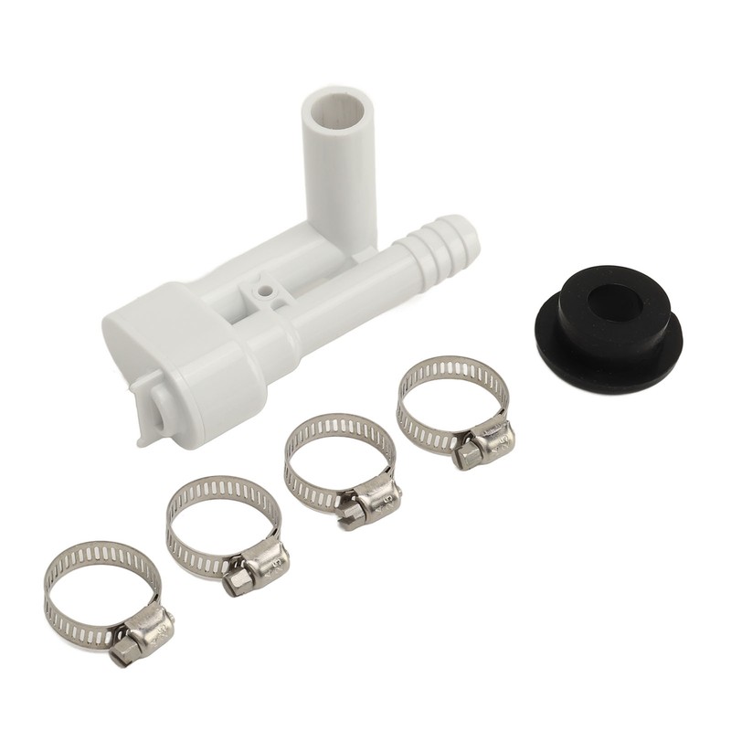 RV Toilet Vacuum Breaker Kit 385316906 Stainless Steel Clamp Sealed