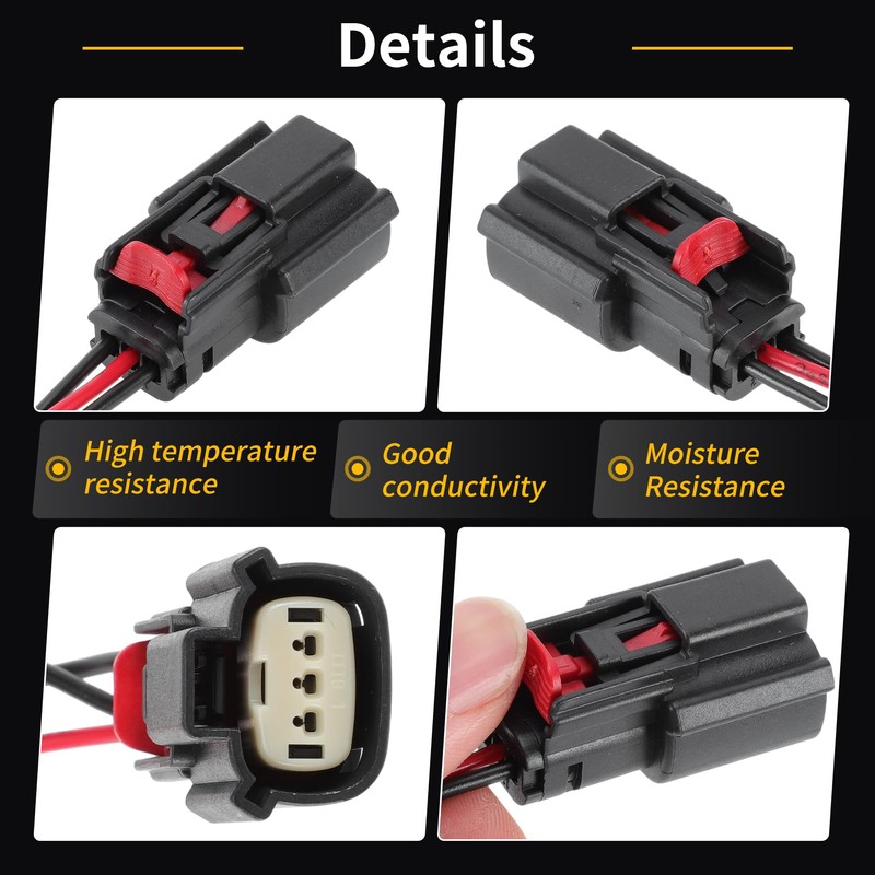 X AUTOHAUX 4pcs Ignition Coil Connector Plug for Ford F150