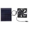 Solar Panel Powered Fan Portable 3.5W 6V Solar Exhaust Fan
