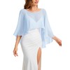Bbonlinedress Chiffon Capes Women's Summer Soft Capelets Lightweight Cloths Wraps