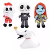 Jextech Set 4 Peluches El Extraño Mundo De Jack Sally Zero 23cm