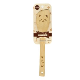 Tanaka Chopstick Shop Chaton Turner, 11.8 inches (30 cm), Spatula, Bamboo, Large, Camping, Mini, Eggs, Cookware, Convenient, Cooking, Spatula, Confectionery, Face, Spoon, Cooking Tool, Cooking