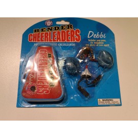 Hog Wild NEW Debbi Bender Cheerleader Action Figure Magnetic Hog Wild Tin Cheer School