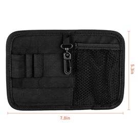 IronSeals Tactical Bag Insert Panel Organizer, Modular Pack Insert Organizer with Hook Backing