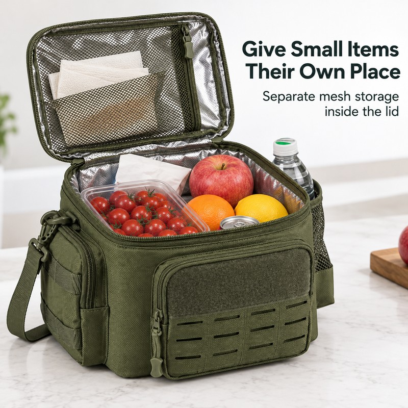 Tactical Insulated Lunch Bag for Work and Camping – 13L