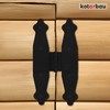KOTARBAU® Set of 2 Hinges Folding H Shape 20.5 x