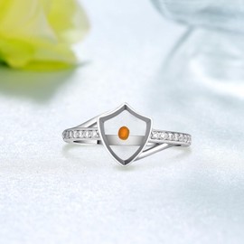 Cujiesp Mustard Seed Ring 925 Sterling Silver Shield Mustard Seed Faith Ring Christian Mustard Seed Jewelry Gifts for Women (8)