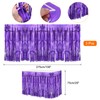sourcing map 3 Pcs 29x108 Inch Light Purple Metallic Foil