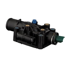 febi bilstein 34977 Thermostat Housing with Temperature Switch, Pack of 1
