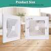 1-Piece (9"x9"Inches) Bathroom Exhaust Fan Cover with Spring for Br-oan